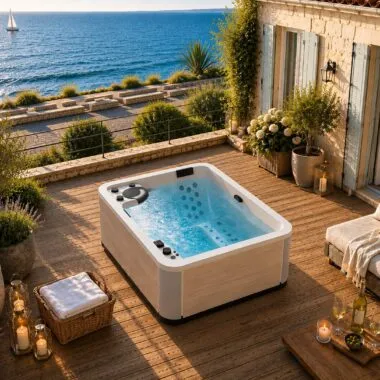 Spa A300-2 terrasse ensoleillé bord de mer