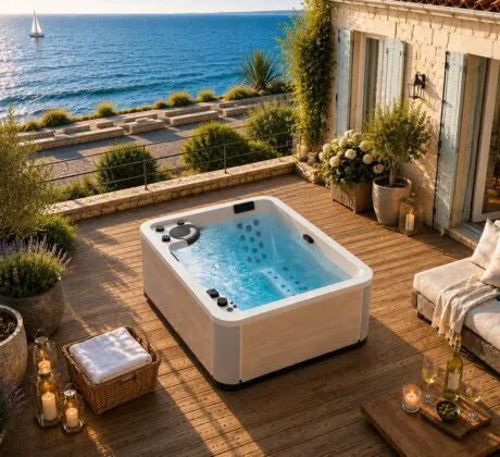 Spa A300-2 terrasse ensoleillé bord de mer