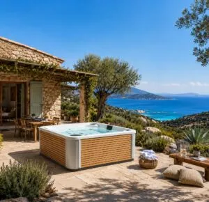 Spa A400-2 Détente sur une terrasse corse