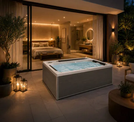 Chambre et spa Magic spa + au crépuscule