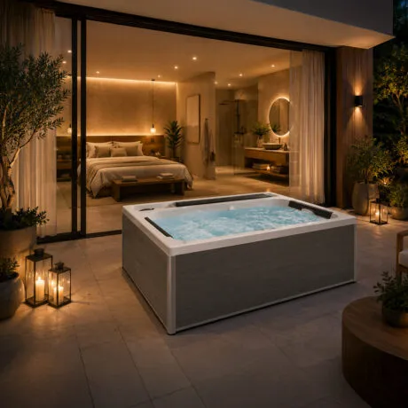 Chambre et spa Magic spa + au crépuscule